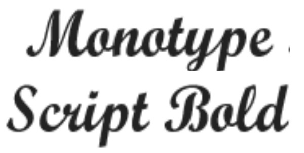 Monotype Script
